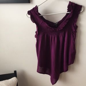 Handkerchief Style Off the Shoulder Top